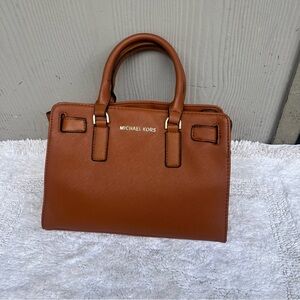 Michael Kors Brown Tote Bag/ Leather handbag
